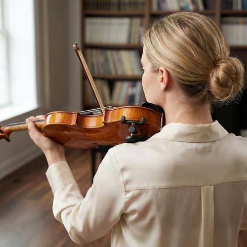 Image of NANYI Violin Shoulder Rest for 4 /4 & 3 /4 Size Adjustable, rosin & mute -Set