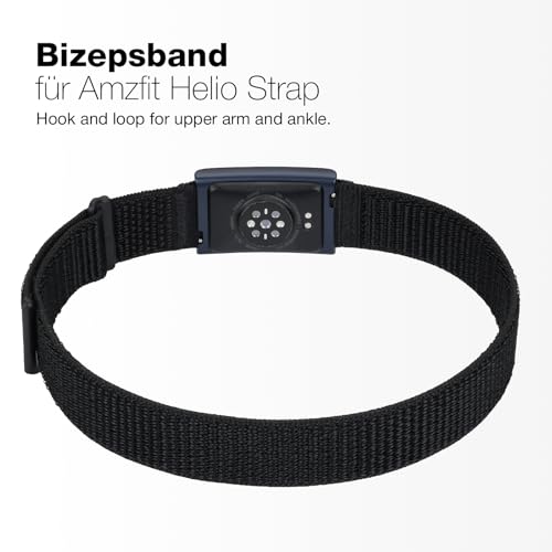 SimpleThings Bracelet pour Amazfit Helio, Bracelet de rechange en nylon de 22 mm pour biceps, Bracelet de boucle de sport ajustable compatible avec Amazfit Helio de Zepp et autres montres – vue 2