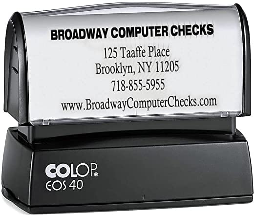 Broadwy High-Definition Pre-Inked Stamp