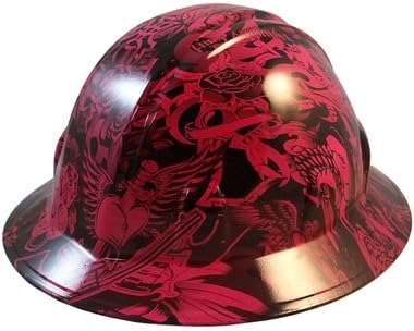 Texas America Safety Company Hydro Dipped Full Brim Style Hard Hat