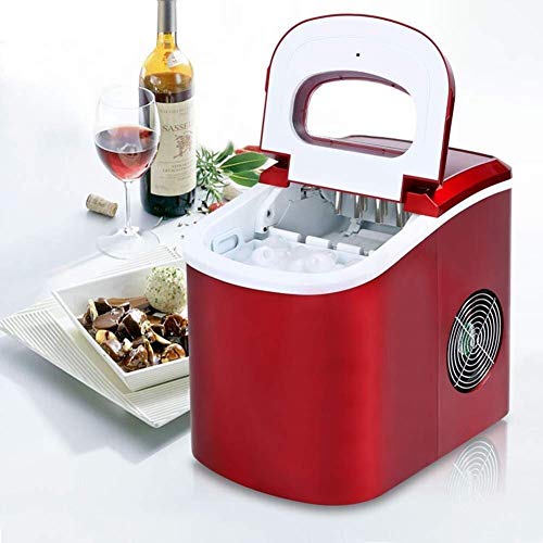Eismaschine, Theken-Eiswürfelbereiter 15 kg EIS / 24 Std. EIS bereit / 8 Min. herausnehmbarer Korb Eisschaufel leise…