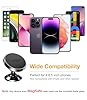 Coolpow【2 Packs 】Magnetic Phone Holder for car【Strong Magnet】phone holders for your car phone holder Mount for Car【4 Metal Plate】Universal Dash cell phone car mount for iphone Samsung car accessories #5