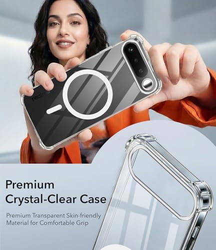 Image of Jkobi Shockproof Crystal-Clear Back Cover for Realme 16 (Magsafe Wireless Support | Drop & Camera Protection | Hard Polycarbonate)