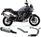 Fabricado en Italia Arrow escape completo homologado open sonora titanio fondo carby compatible con harley davidson pan special 1250 2020 2021 2022 2023