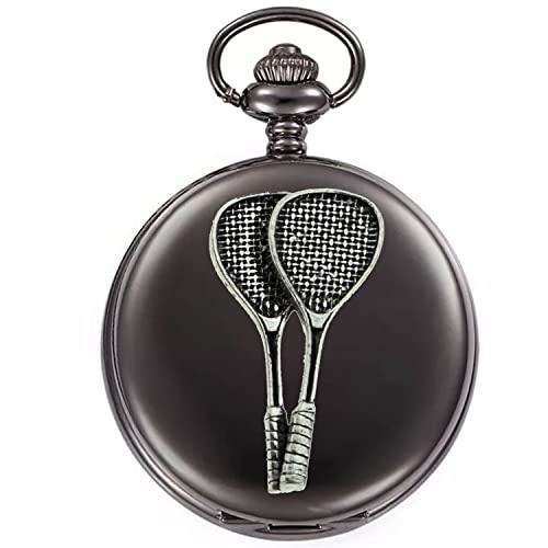 Coffret cadeau pour homme avec montre gousset S12 gravée squash