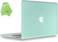 Vista 44 de UESWILL Funda de Carcasa Rígida Mate Compatible con MacBook Pro (Retina, 13 pulgadas, principios de 2015/2014/2013/finales de 2012), Modelo Negro
