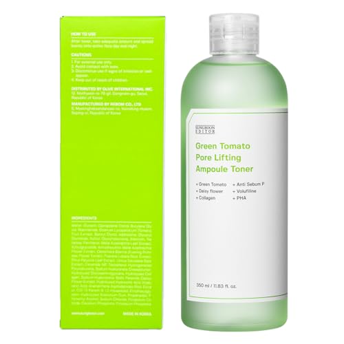 Image of SUNGBOON EDITOR Green Tomato Pore Lifting Toner (350 ml) | Pore-Care Balancing Toner | Tightens, Hydrates & Controls Excess Oil