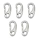 CONPHERON 30-100mm Edelstahl Schnelllink Karabinerhaken Clips Schnapphaken Schlüsselanhänger für Camping Wandern Reisen Outdoor