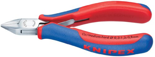 Flash Deals - 40% OFF KNIPEX Tools 5-1/4 Electronics Diagonal Cutter, Ergonomic Grip (7742130) Black Friday 🔥 KNIPEX Tools 5-1/4 Electronics Diagonal Cutter, Ergonomic Grip (7742130)