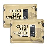 RHINO RESCUE Vent Chest Seal, Emergency Trauma Dressing, First Aid Kit Sterile, Wound Care IFAK...