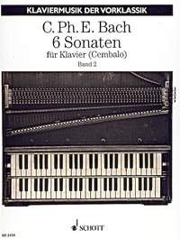 Six Sonatas: 18 Probestücke zu dem Versuch "Über die wahre Art das Clavier zu spielen". Vol. 2. piano.      Sheet music – January 1, 2000