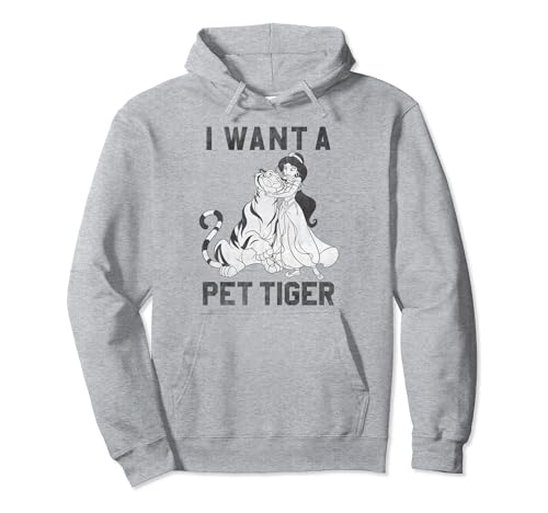 Sweat à capuche Disney Aladdin Jasmine et Rajah pour femme en coton