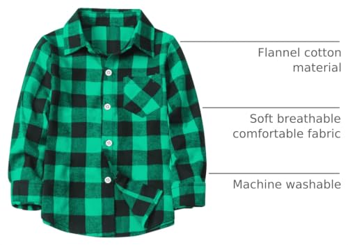 Image of Betusline Boy and Men Button Down Plaid Shirt | Soft,Breathable and Comfortable Fabric