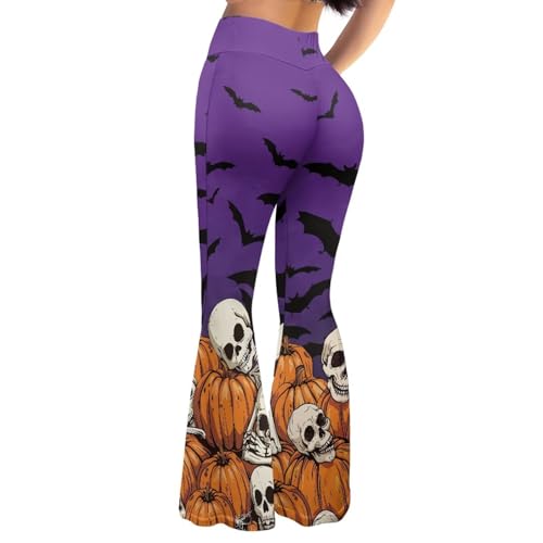 Women's Flare Leggings High Waisted Bell Bottom Yoga Pants for Women Girl Tummy Control Wide Leg Trousers Sweatpant