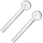 iBest UK Oil Pipe Glass Burner Pack of 2 Pipes in Box Nicotine Free