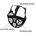 IBLUELOVER Bozal ajustable para perro con hocico corto, de malla transpirable, bozal...