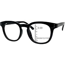 ProEyes Dylan, Progressive Blue Light Blocking Readers, 0 Strength on Top Lens, Spring Hinge Black, 1.75 x