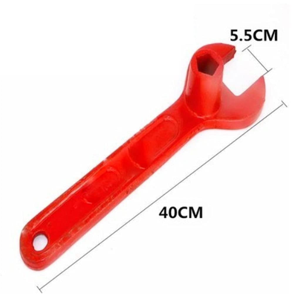 Klucz nastawny, czerwony klucz, klucz do przełączników ze staliwa zagęszczonego na zewnątrz, uniwersalny uchwyt na ziemi (rozmiar: 2,3 kg) (Size : 2.3 kg)