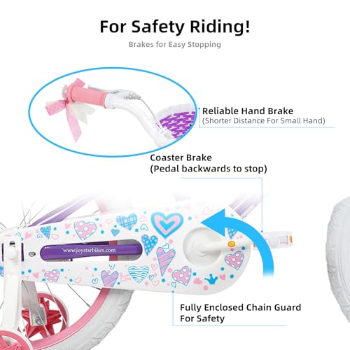 image for JOYSTAR 18 Inch Girls Bike for 5-9 Years Old Kids Bike for Ages 5-8 Ye