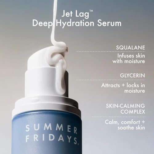 Summer Fridays Jet Lag™ Essentials - Mini Hydrating Skin Care Set With Jet Lag™ Mask, Eye Patches, Deep Hydration Face Serum & Hydration Mist - Travel Size Skincare Kit & Holiday Gift Set (4 Count) - Image 6