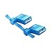 Panduit DNFR14250FIB-KD Reel Smart System Disco Female Disconnects, Nylon Fully Insulated, Right Angle, 16 - 14 AWG Wire Range, Blue, 0.250 x 0.032" Tab Size, 0.18" Max Insulation, 0.37" Width, 0.21" Height, 0.60" Head Length, 0.57" Arm Length (1500 Pieces Per Reel)
