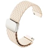 [monomam] スマートウォッチ ベルト 18mm ナイロン 交換バンド