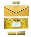Mikki Joan | Golden Ticket Scratch Card | Personalized Gift Set for Birthdays, Movie Vouchers & Special Messages | Elegant Gold Design