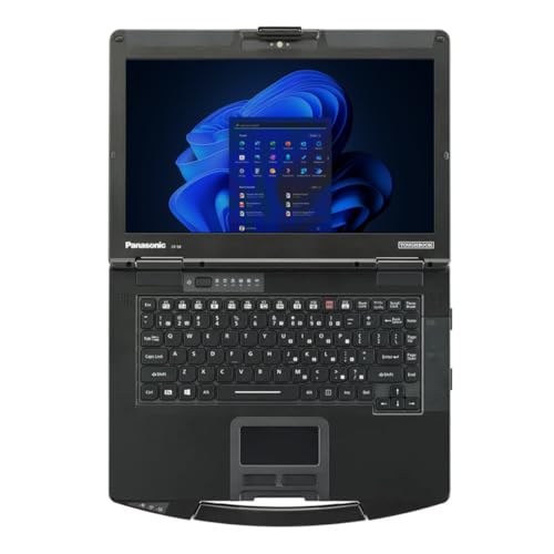 Image of Panasonic Toughbook 54 MK3 Semi-Rugged Laptop, 14 inch HD Display, Core i5-7th Gen, 512GB SSD, 32GB, Webcam, DVD Super Multi, Windows 11 Pro, New Battery (Renewed)
