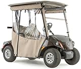 Pro-Touring Golf Cart Enclosure for Yamaha Drive 2 Golf Carts - Linen