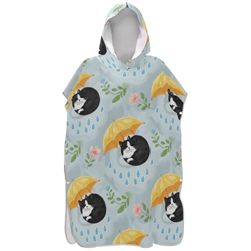 Poncho surf grande taille pour se changer facilement dehors
