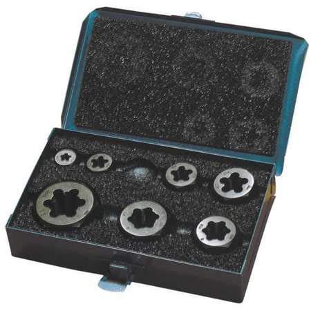 Hex Rethreading Die Set, 7 pcs.