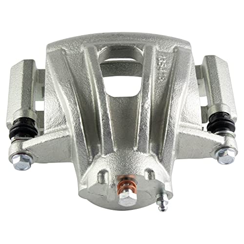 Image of TRQ Front Left Brake Caliper w /Bracket Drivers Side