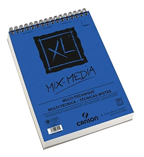 Bloco Canson Xl Mix Media - 300g/m² A4-30 folhas