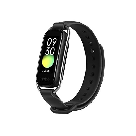 OPPO Band Style Tracker Smartwatch con Display AMOLED a Colori 1.1'' 5ATM Carica Magnetica, Impermeabile 50m, Pedometro Fitness 2 Cinturini Cardiofrequenzimetro, Versione Italia, Colore Black