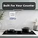 Equator 20-inch Electric Hybrid Cooktop with 1 Induction & 1 Ceramic Burners Dual Cooking Modes for Flexible, Fast, and Efficient Cooking Sleek Built-in Design