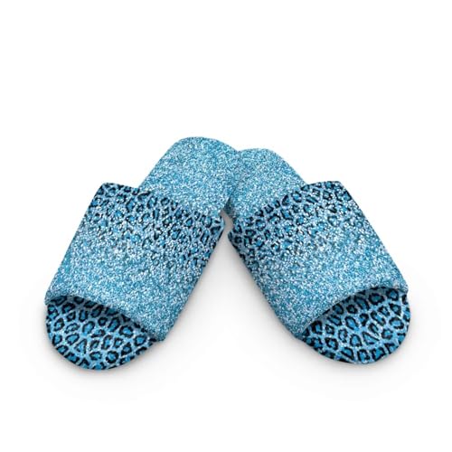 Slipper for Women Men Fuzzy Open-toe Slippers Flannel Flip Flops Comfy Soft Indoor House Shoes Anti-Skid Sole 36-47