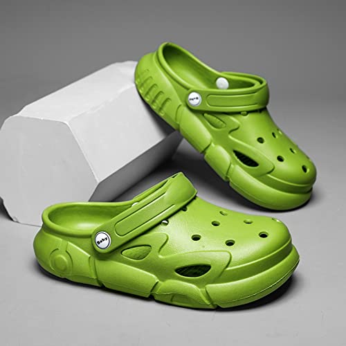 Children Clogs Shoes Non Slip Sandals Garden Shoes Lightweight Slip-On Water Shoes Girls Boys Beach Pool Shower Slippers Summer Sandals Green 33 #TOP3