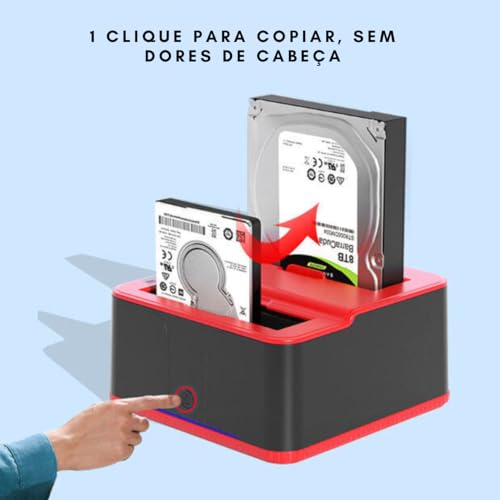 Leitor Hd Externo Dock Station Ssd Sata Usb 3.0 Pc Notebook