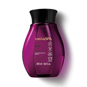 O Boticário Nativa Spa Açaí Aceite Corporal Perfumado Loción Para El Cuerpo Hidrata y Cuida Piel 200ml