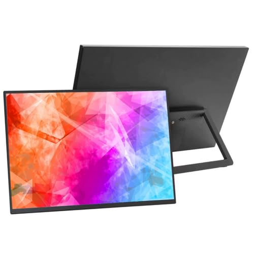 Image of cjc 18.5 inch FHD Portable Touch Screen Monitor with Kickstand - USB C HDMI External Travel Display for Laptop, Phone, Gaming Console, Second Screen (18.5 inch 120Hz)