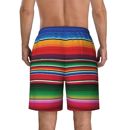 Mexico Gallery Serape Mens Swim Trunks Quick Dry Swim Shorts Swimwear Bathing Suits with Pockets4