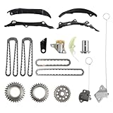 GSNIZ Engine Timing Chain Kit Compatible with 2011-2015 Chrysler 300 Town & Country Dodge Charger Ram 1500 Jeep Grand Cherokee 3.6L V6 Replace 5184392AF 5184355AF 5184278AD