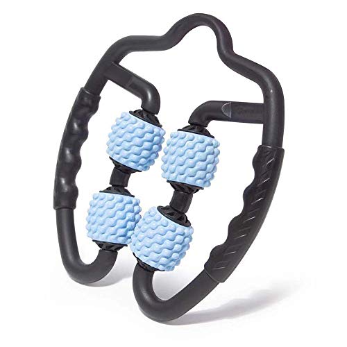 CORATED Foam Roller Massager Tools for Leg, Neck, Arm, Elbow, Myofascial Muscle Relieve After Workout Exercise Self Massager Deep Tissue Fascia Pain Relieve (Blue)