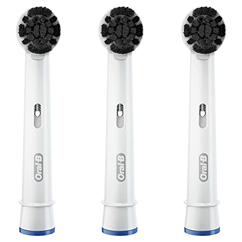 Oral-B Charcoal Electric Toothbrush Replacement Brush Heads Refill, 3 Count #TOP3