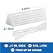 Mini Size Hot Glue Sticks Bulk, 2 Bags of 60, 6” x .27”, Clear All-Temp Glue Gun Sticks for Art, Craft, DIY and Most Gluing Projects, Compatible with Most Hot Glue Guns. Craft Glue, by MakersLife.