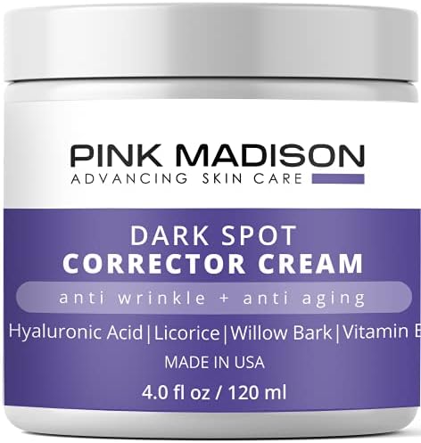 Anti Aging Dark Spot Corrector Cream for Face & Body - Made in USA - Skin Nourishing Age Spot Remover Women Men 4 OZ