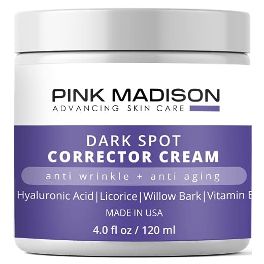 Anti Aging Dark Spot Corrector Cream for Face & Body - Made in USA - Skin Nourishing Age Spot Remover Women Men 4 OZ