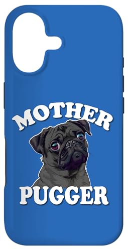 Funny Mens & Womens Mother Pugger Black Pug Lover X}zP[X iPhone 17 p