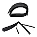 Outgeek 1 Pair Bike Pedal Straps Pedal Toe Clips Straps Tape for Fixed Gear Bike (Black-2 Pairs)