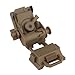 Fucellveca L4G24 Night Vision Mount, Tactical Helmet Night Vision Goggle Mount for Cosplay Prop and Outdoor Activities (Tan)